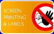 screen printing and labels