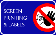 screen printing and labels